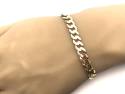 9ct Yellow Gold Curb Bracelet 8 inch