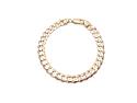 9ct Yellow Gold Curb Bracelet 8 inch