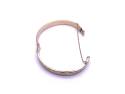 9ct Yellow Gold Hinged Patterned Bangle