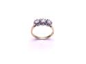 9ct Yellow Gold CZ 3 Stone Ring