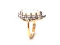 18ct Opal & Diamond Cluster Ring
