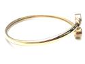 9ct Blue Topaz and Diamond Bangle