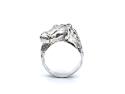 Silver Horses Head Ring