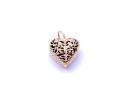 9ct Yellow Gold Heart Charm/Pendant