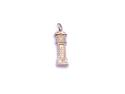 9ct Yellow Gold Clock Charm/ Pendant