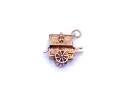 9ct Piano Cart Charm/Pendant