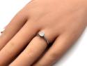9ct White Gold Diamond Cluster Ring