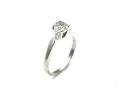 9ct White Gold Diamond Cluster Ring
