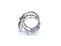 Silver Spider Web Ring