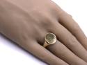 18ct Yellow Gold Plain Signet Ring