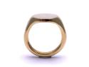 18ct Yellow Gold Plain Signet Ring