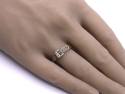 9ct Yellow Gold CZ Buckle Ring