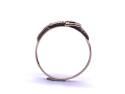 9ct Yellow Gold CZ Buckle Ring