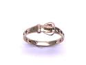 9ct Yellow Gold Buckle Ring