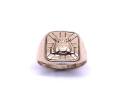 9ct Yellow Gold Bulldog Ring