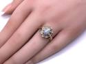 9ct Opal & Diamond Cluster Ring