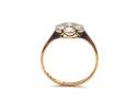 18ct Yellow Gold Diamond Cluster Ring