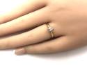 18ct Emerald Cut Diamond Solitaire Ring