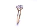 9ct Yellow Gold CZ Cluster Ring