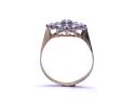 9ct Yellow Gold CZ Cluster Ring
