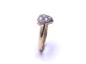 9ct Yellow Gold CZ Heart Cluster Ring