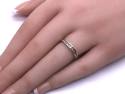 9ct Yellow Gold CZ Eternity Ring