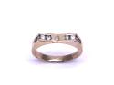 9ct Yellow Gold CZ Shaped Ring
