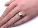 9ct Yellow Gold CZ 'MUM' Ring