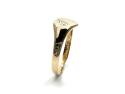 9ct Yellow Gold Heart Signet Ring