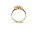 9ct Synthetic Opal 3 Stone Ring