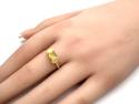 9ct Synthetic Opal 3 Stone Ring