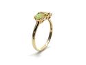 9ct Synthetic Opal 3 Stone Ring