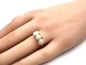 9ct Yellow Gold CZ & Opal Ring
