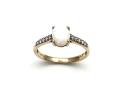 9ct Yellow Gold Opal & Topaz Ring