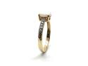 9ct Yellow Gold Opal & Topaz Ring