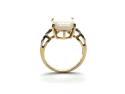 9ct Yellow Gold Opal & CZ Ring