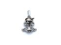 Silver Amber Frenchie Bulldog Puppy Pendant