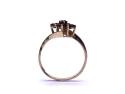 9ct Yellow Gold Garnet Cluster Ring