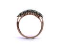 9ct Chrome Diopside & Diamond Ring