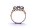 9ct Yellow Gold Tourmaline & CZ Ring