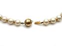 9ct Pearl & Bead Necklet 16 Inch