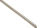 Silver Rounded Curb Bracelet 7.5 Inch