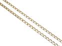 9ct Yellow Gold Curb Chain 18 Inch