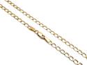 9ct Yellow Gold Curb Chain 18 Inch
