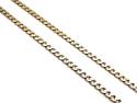 9ct Yellow Gold Curb Chain 27 Inch