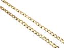 9ct Yellow Gold Curb Chain 22 Inch