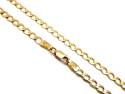 9ct Yellow Gold Curb Chain 22 Inch