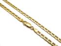 9ct Yellow Gold Hollow Marine Chain