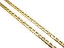 9ct Yellow Gold Hollow Marine Chain