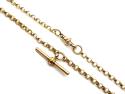 9ct T-Bar Double Belcher Chain